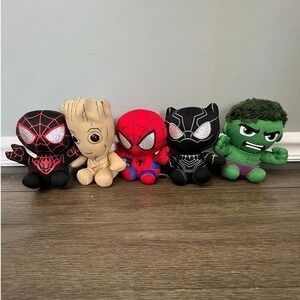 Ty Beanie Babies Marvel Plush Set of 5